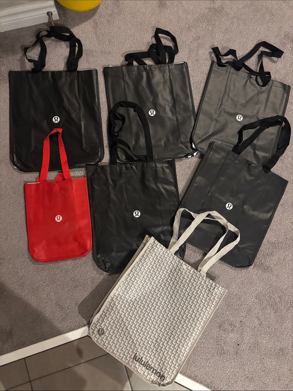 new！lululemon reusable bags